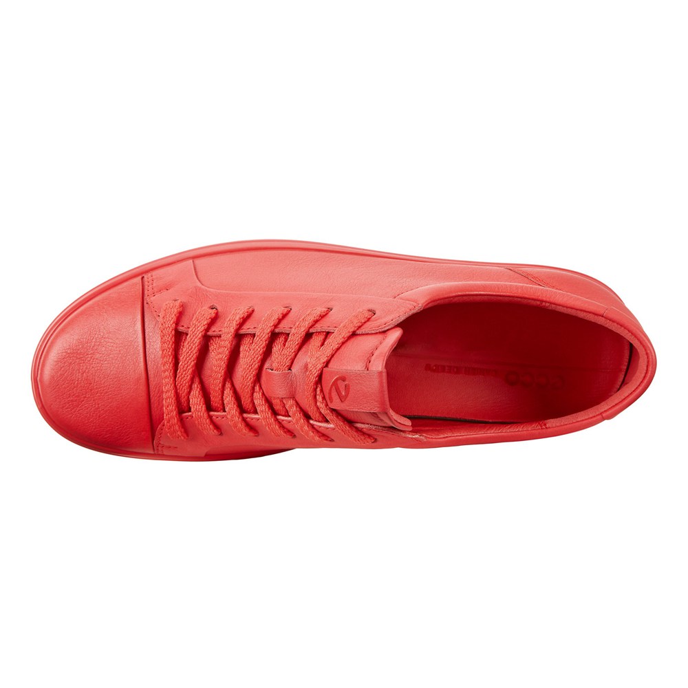 ECCO Womens Sneakers Red - Soft 7 - LDE-903618